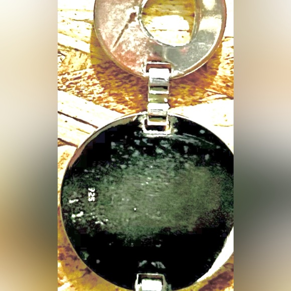 Vintage Aztec Mayan Calendar link bracelet 925 Sterling Silver - Picture 2 of 5